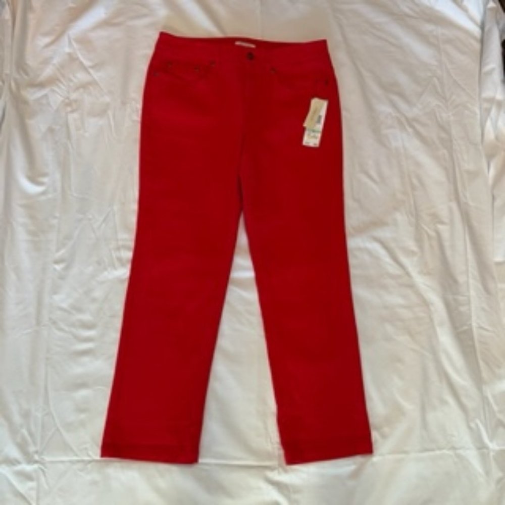 Jones New York Sport Women's Red Pants 8